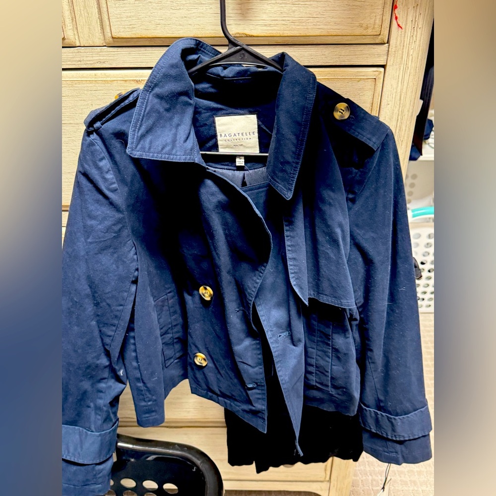 Sag Harbor Women's Navy Utility Jacket